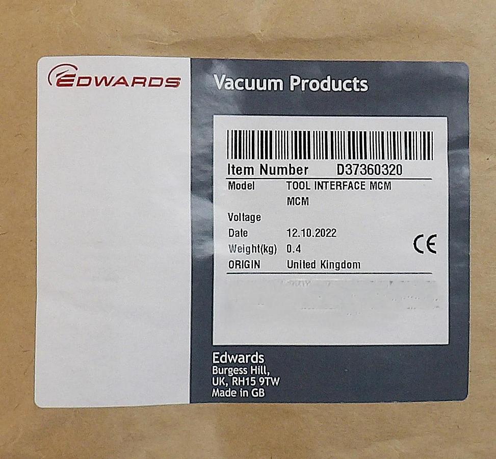 Edwards D37360320 MCM Micro TIM Tool Interface Module New Surplus