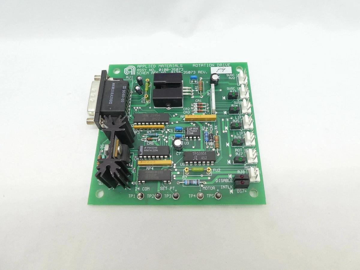 Used AMAT Applied Materials 0100-35073 Rotation Drive PCB Working Surplus