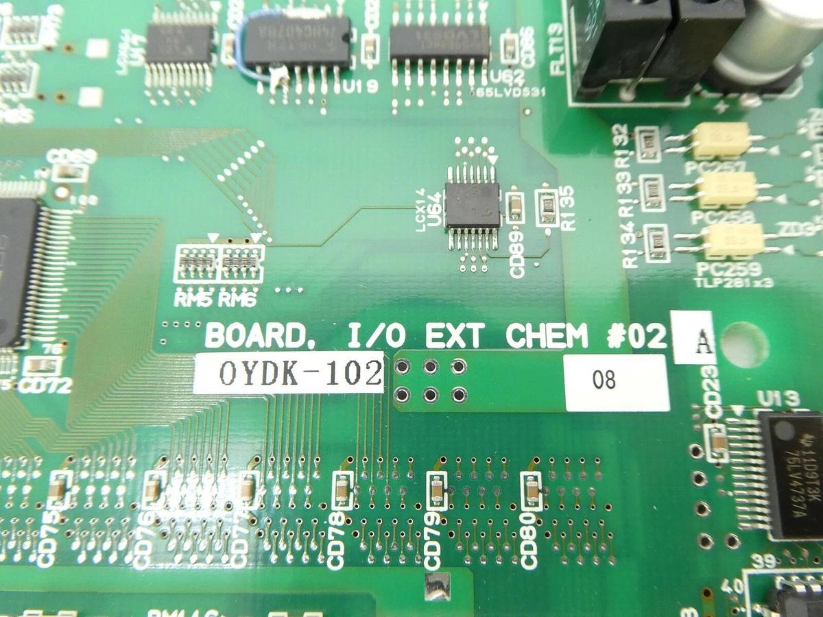 Used TEL Tokyo Electron OYDK-102 Interface PCB I/O EXT CHEM #02 Lithius Working Spare