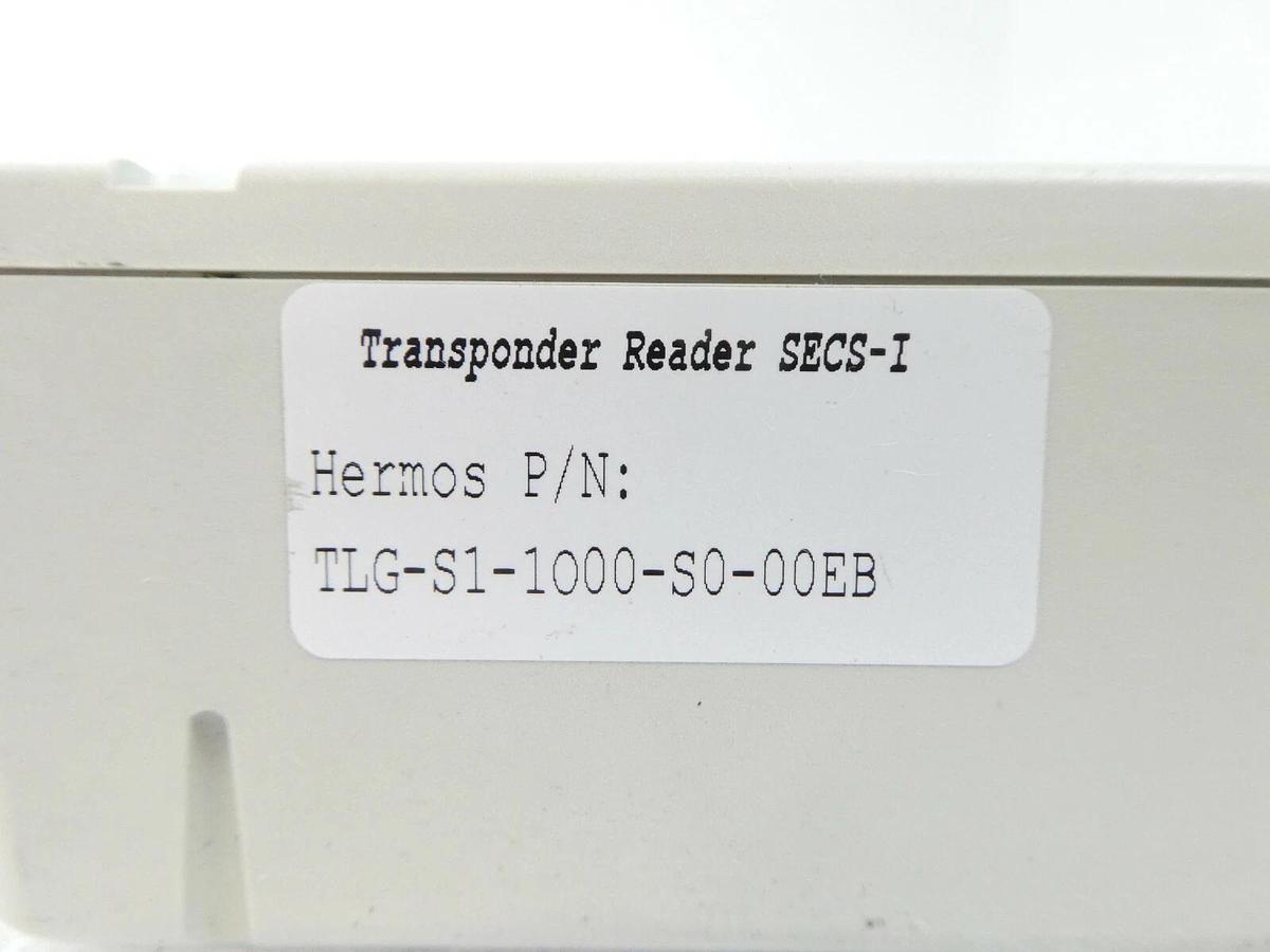Used Hermos TLG-S1-1000-S0-00EB Transponder Reader SECS-I TLG-RS232 AMAT Working