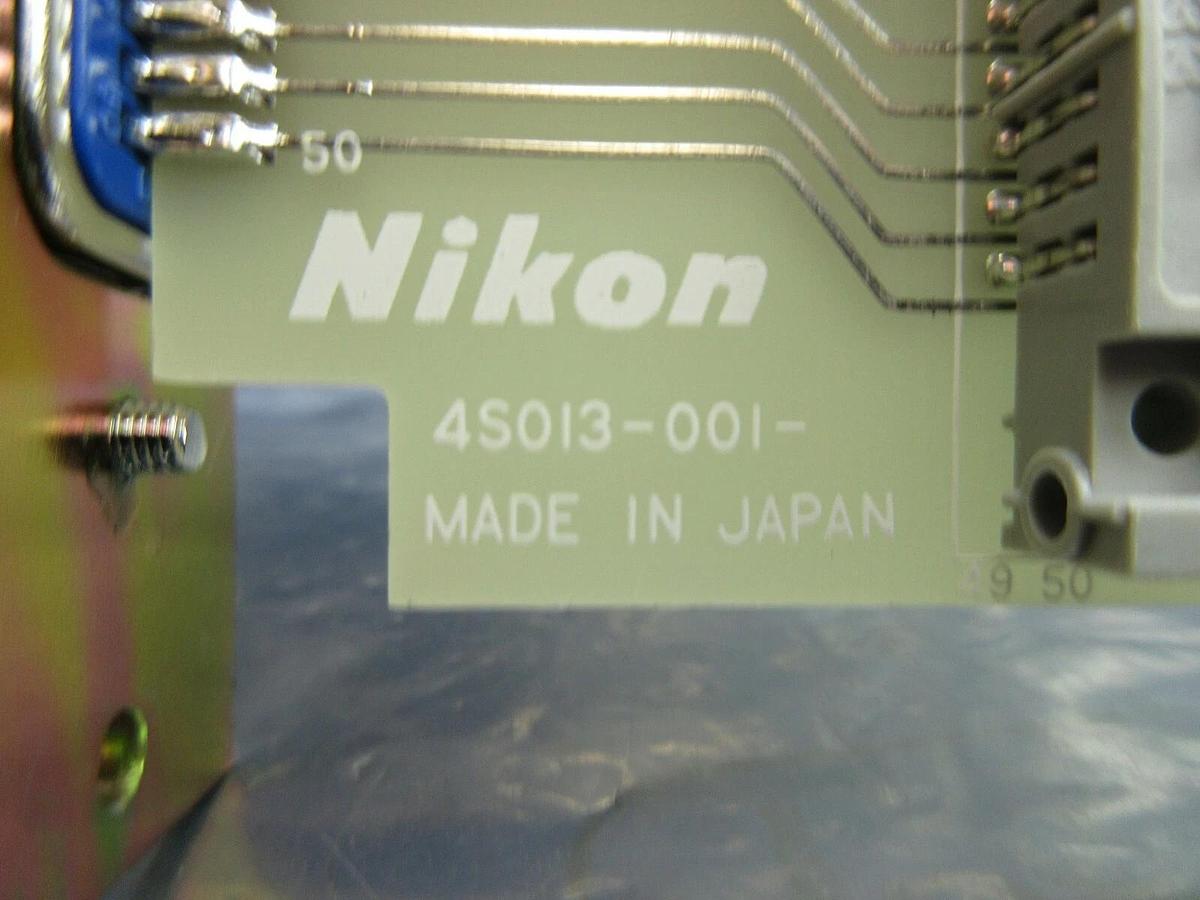 Used Nikon 4S013-001 Interface Board PCB NSR-1755G7A Step-and-Repeat G-Line Used