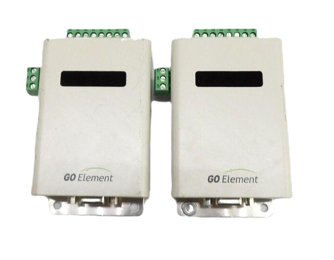 Used GO Element GO-PT102 Point Level Sensor Controller Lot of 2 Working Surplus