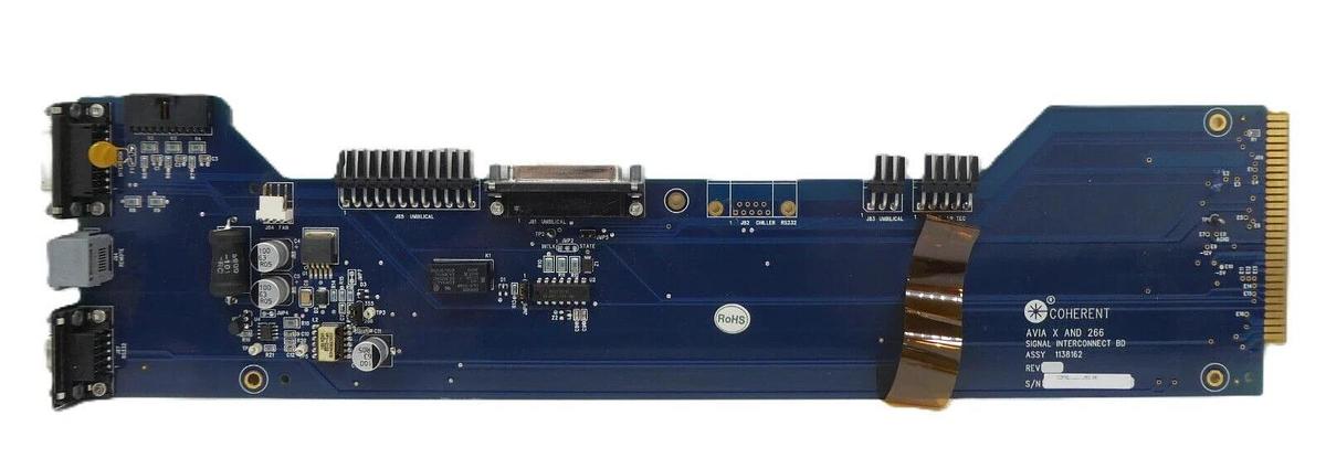 Used Coherent 1138162 AVIA X and 266 Signal Interconnect Board PCB Working Surplus