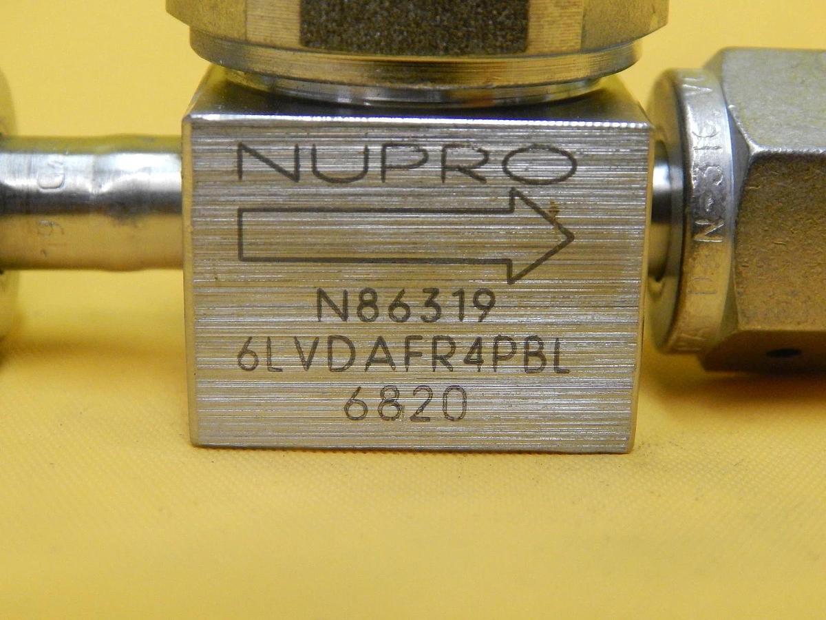 Used Swagelok 6LV-DAFR4-P-BL-6820 Manual Diaphragm Valve Reseller Lot of 4 Used