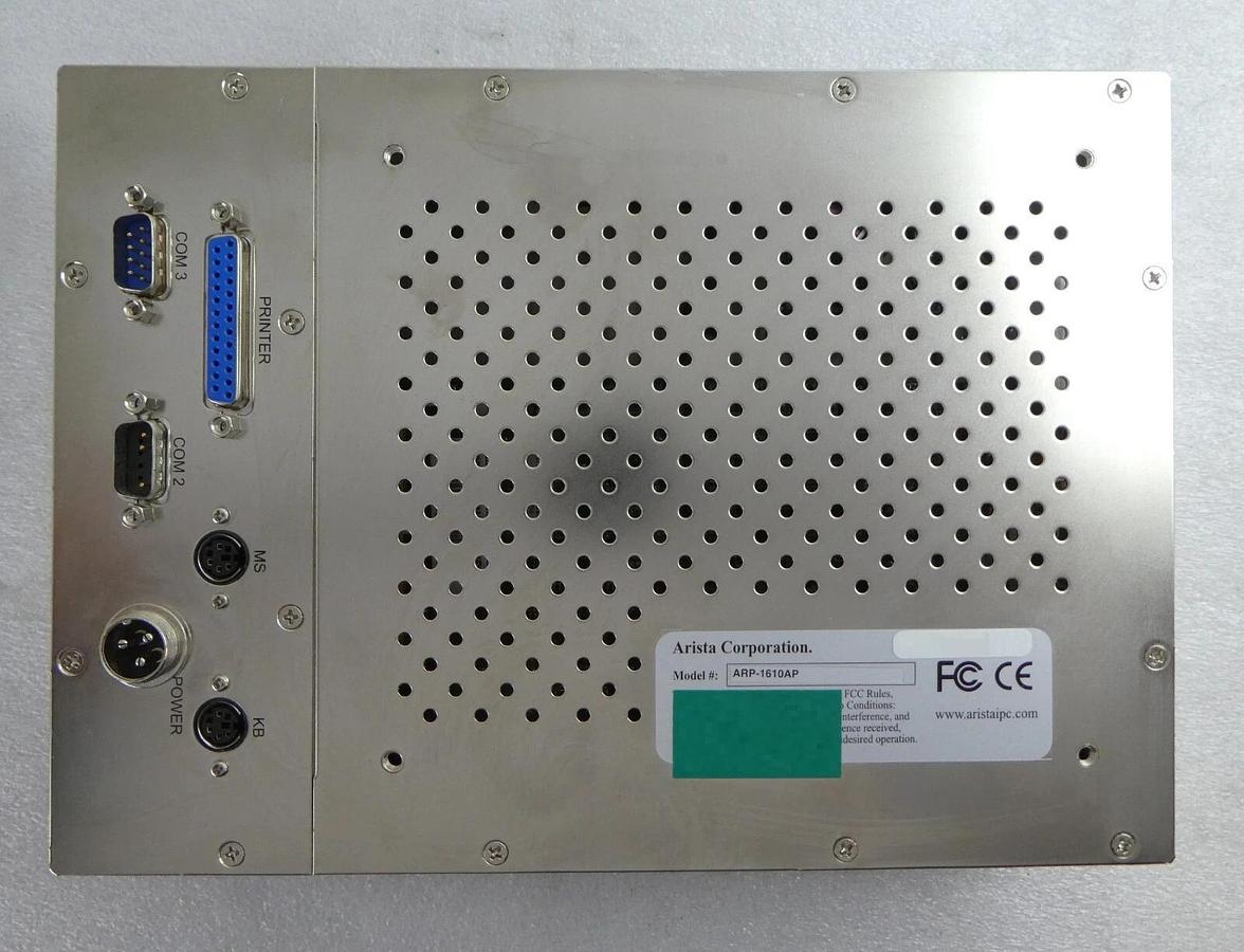 Used Arista Corporation ARP-1610AP LCD Touch Panel Ecosys Marathon 8500 Working Spare
