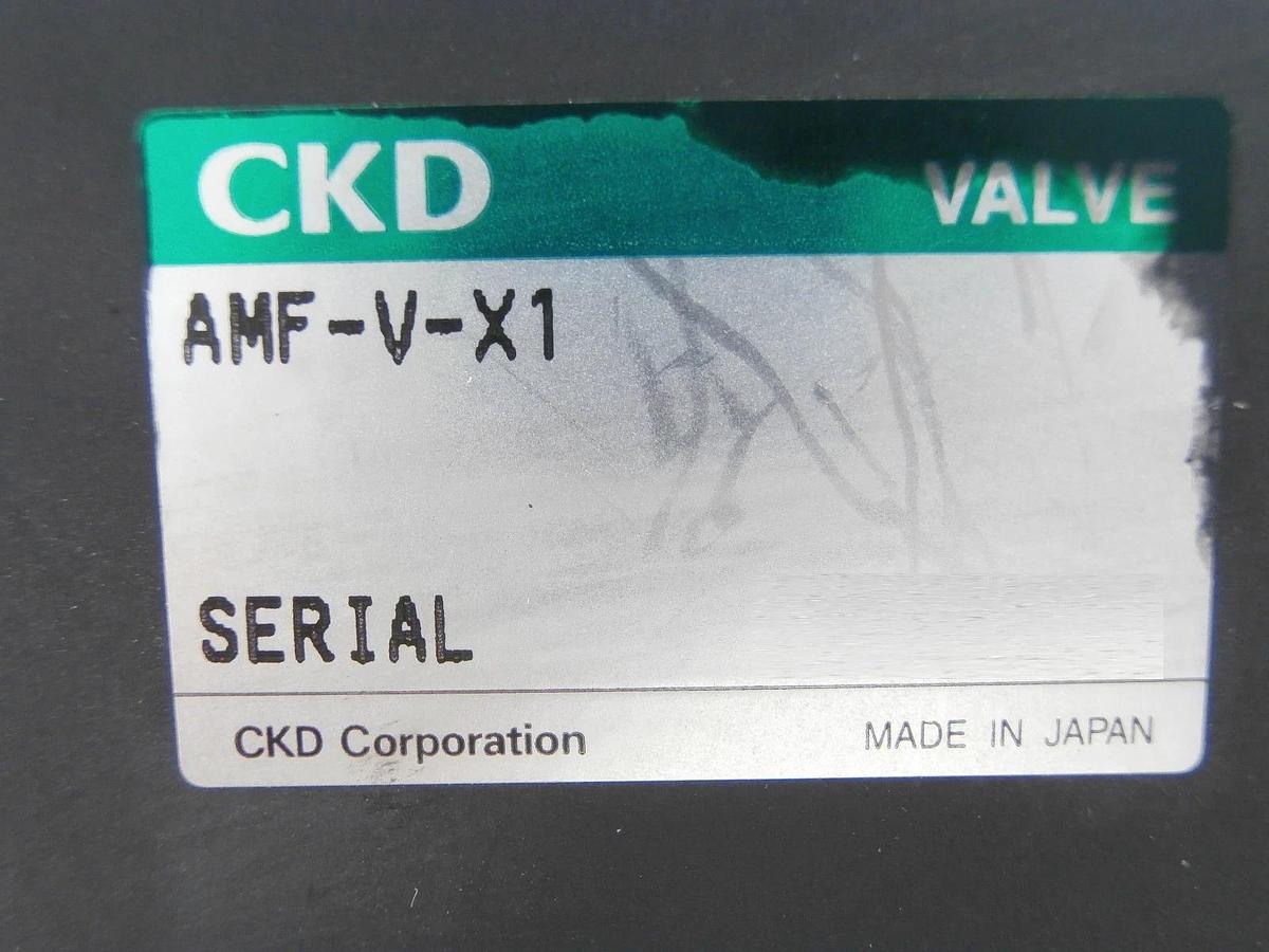 Used CKD AMF-V-X1 Pneumatic Valve TEL 5012-000089-11 Lithius with Cable & Base Spare