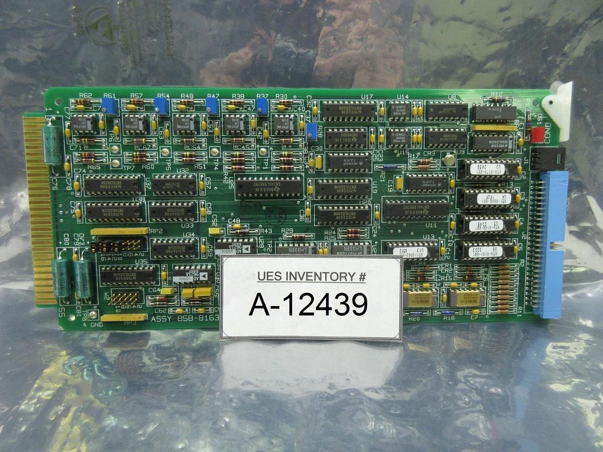 Used SVG Silicon Valley Group 858-8163-003 Processor PCB Card Rev. A 90S Used Working