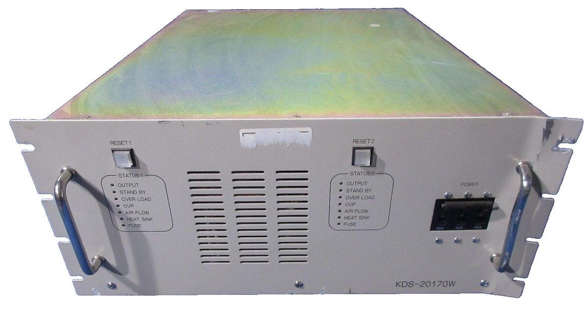Used Kyoto Denkiki KDS-20170W High Voltage Dual Output Power Supply Bent Panel Spare