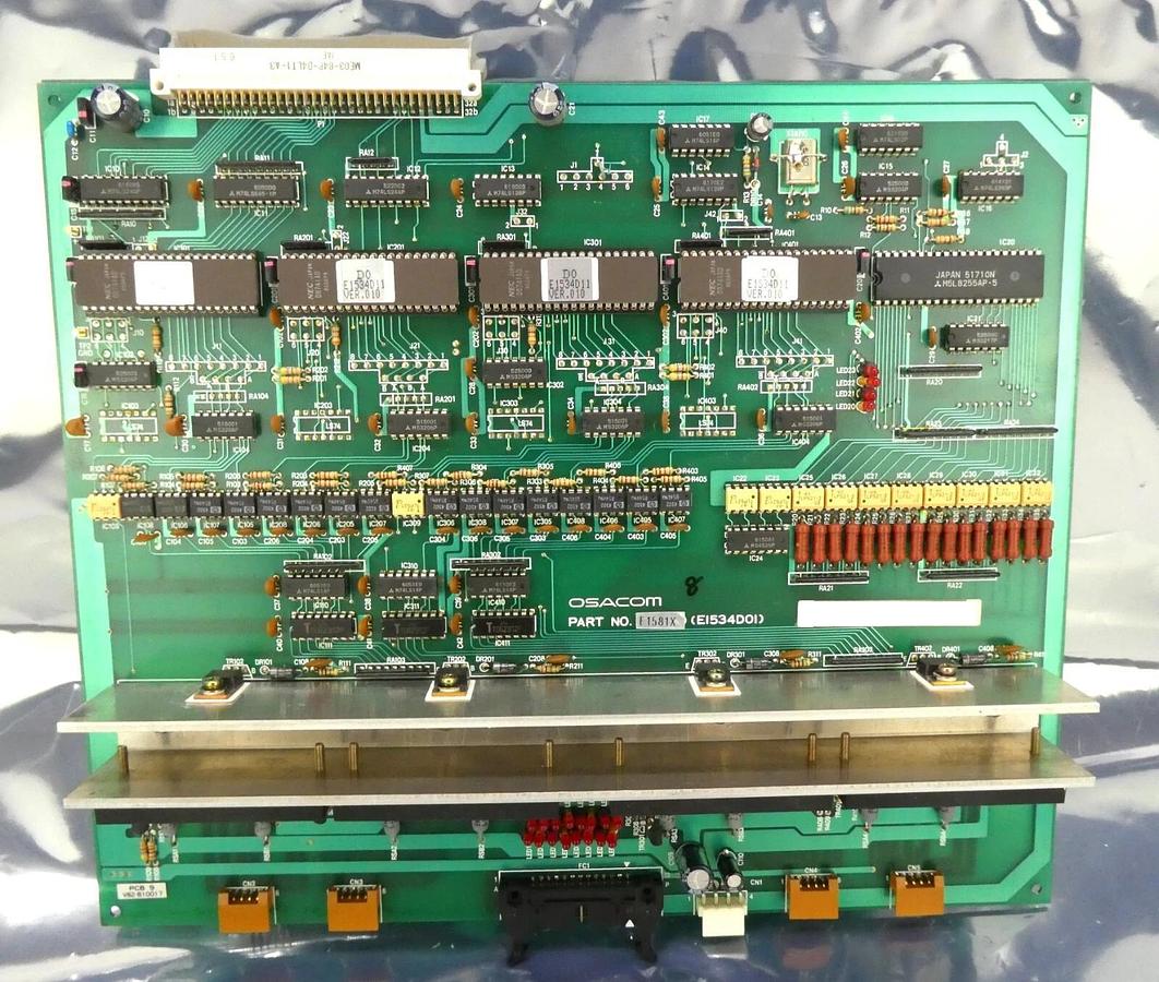 Used Osacom E1581X 10 Step Motor Control PCB E1534D01 VSEA V82-810017 Working
