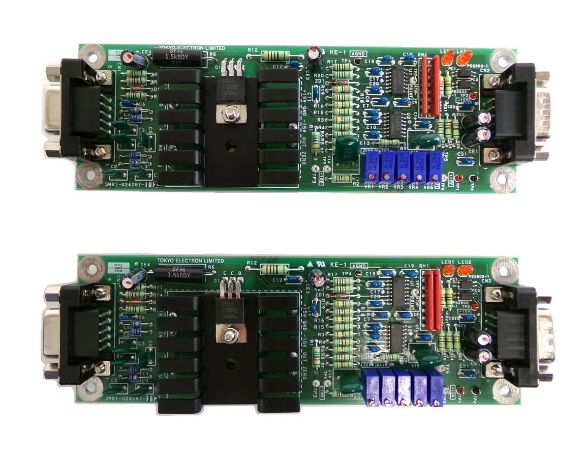 Used TEL Tokyo Electron 3M81-024287-12 DC Amplifier PCB Reseller Lot of 2 Working