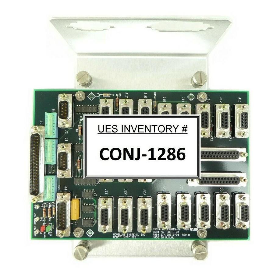 Used Novellus Systems 03-130015-00 Robot Interface PCB Assembly 02-140605-00 Working
