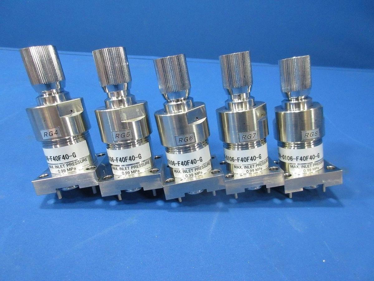 Used Hitachi Metals SAM U18SVS-2H-0106-F40F40-G P-768 0~0.6 MPa Lot of 9 Used Working