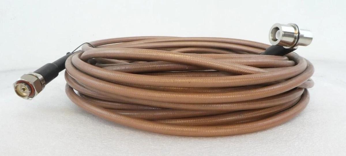 Used TEL Tokyo Electron 2L41-000127-11 RF Coaxial Cable 24.8M 81 Foot Working Surplus