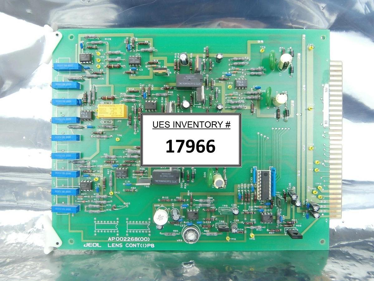 Used JEOL AP002268(00) Processor Board PCB Card LENS CONT(1)PB KI JSM-6400F Used