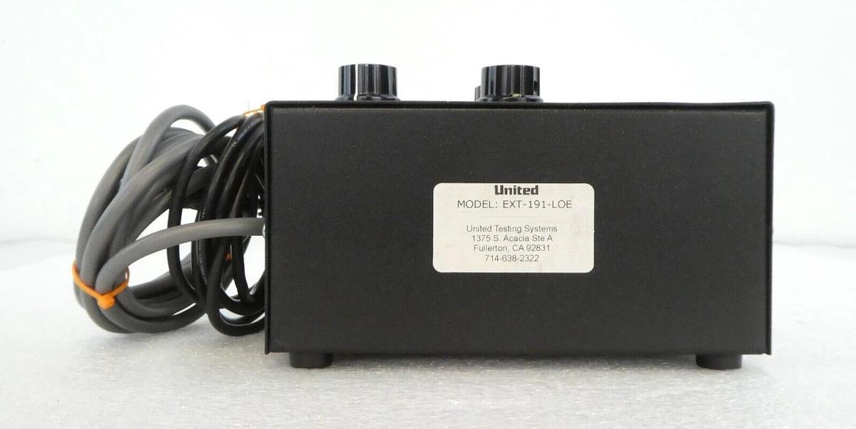 Used United SSTM-2.5KN Universal Electro Mechanical Test System w/Extensometer Spare