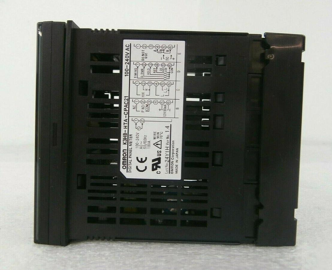 Used Omron K3HB-HTA-CPAC21 Digital Panel Meter K3HB Series Working Spare