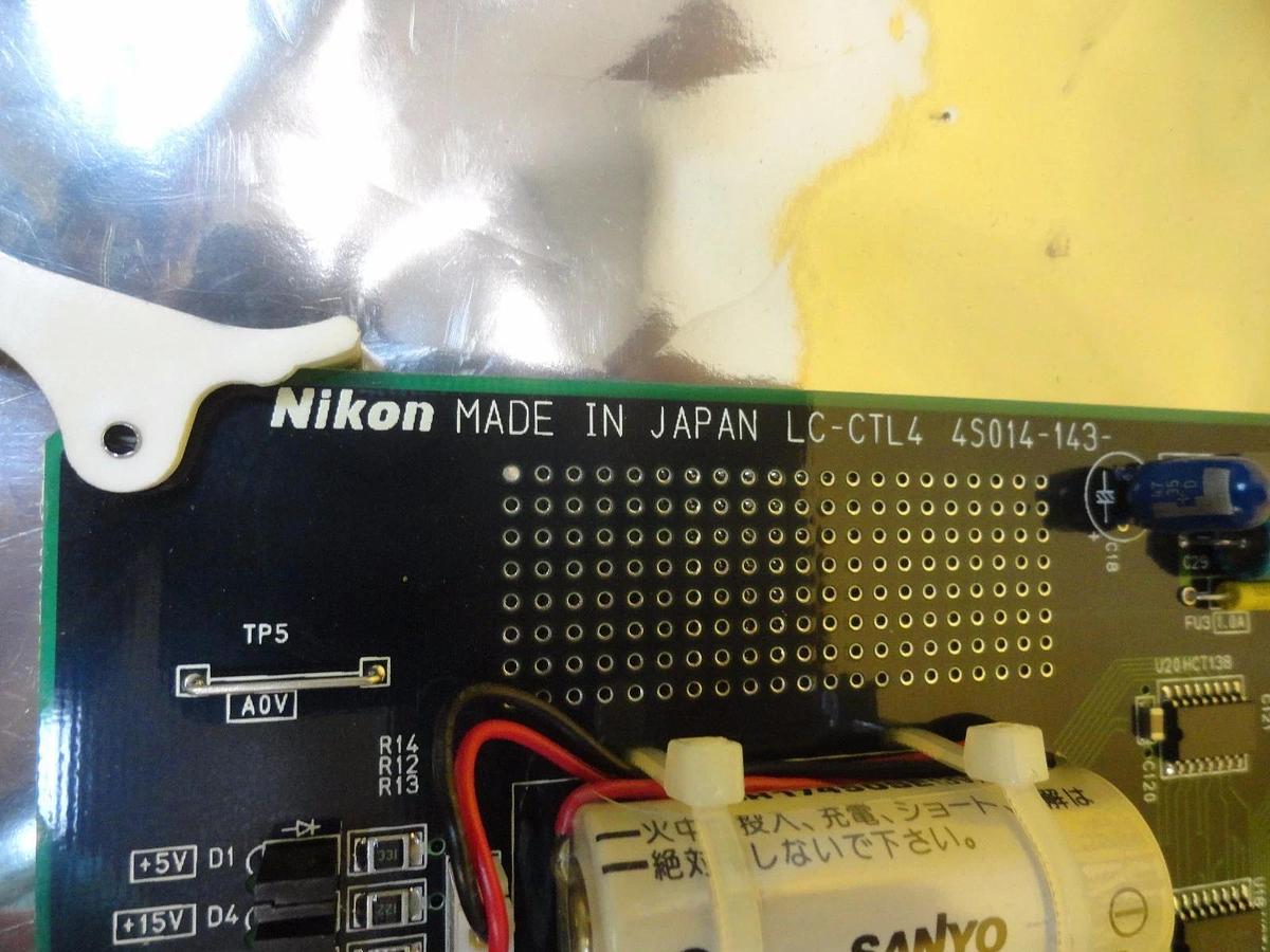 Used Nikon 4S014-143 Control Board PCB LC-CTL4 NSR-S204B Step-and-Repeat Used Working