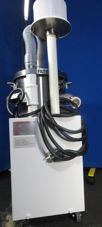 Used Tiger-Vac CD-1500 CR PFB Industrial Vacuum Used Working