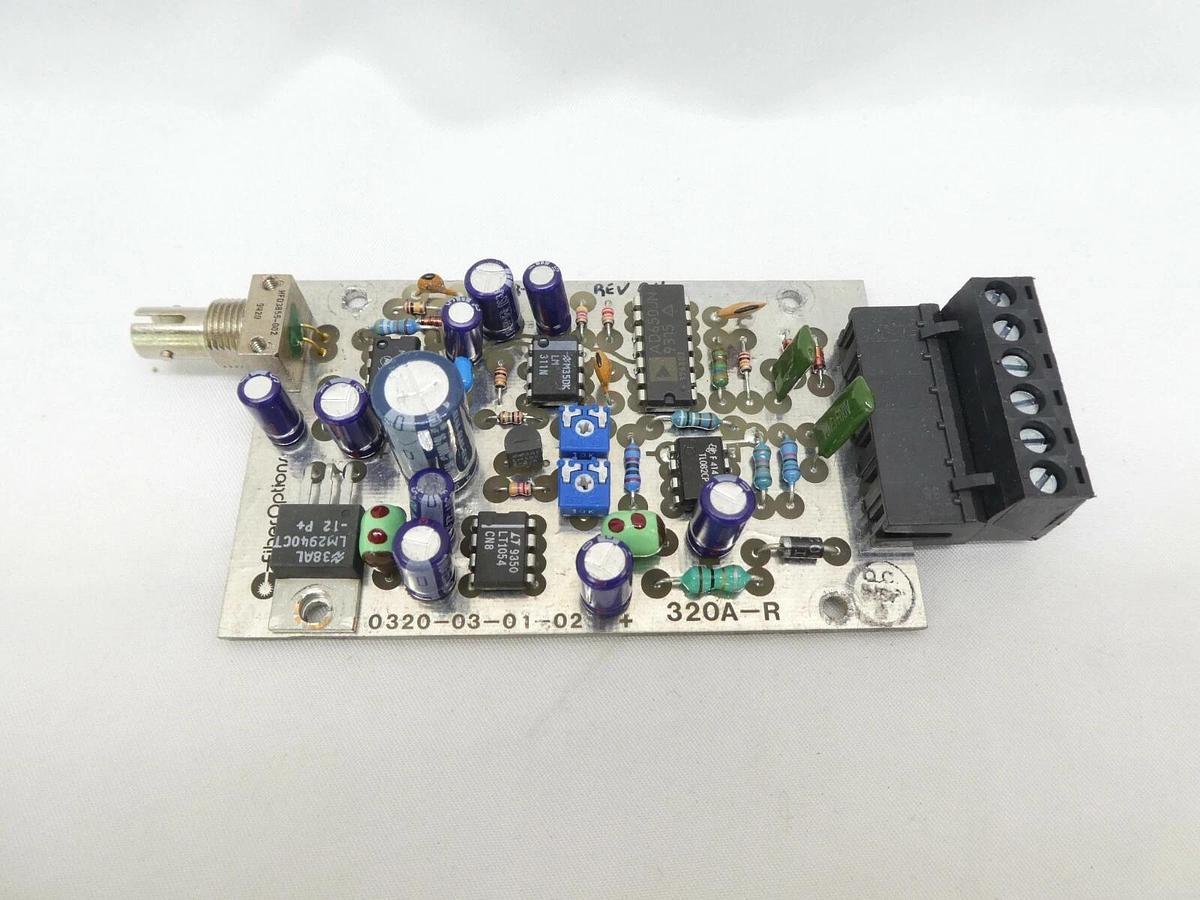 Used FiberOptions 0320-03-01-02 Interface PCB 320A-R Rev. A4 Varian 350D Lot of 4