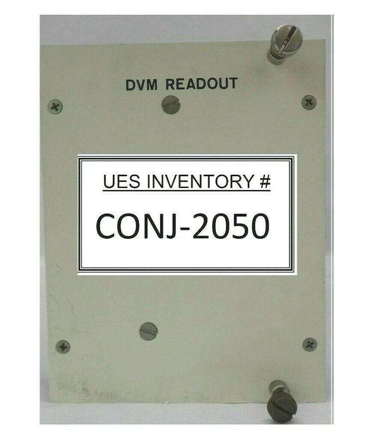 Used Varian Semiconductor Equipment D09782-1 DVM Readout D097821 VSEA Working Surplus