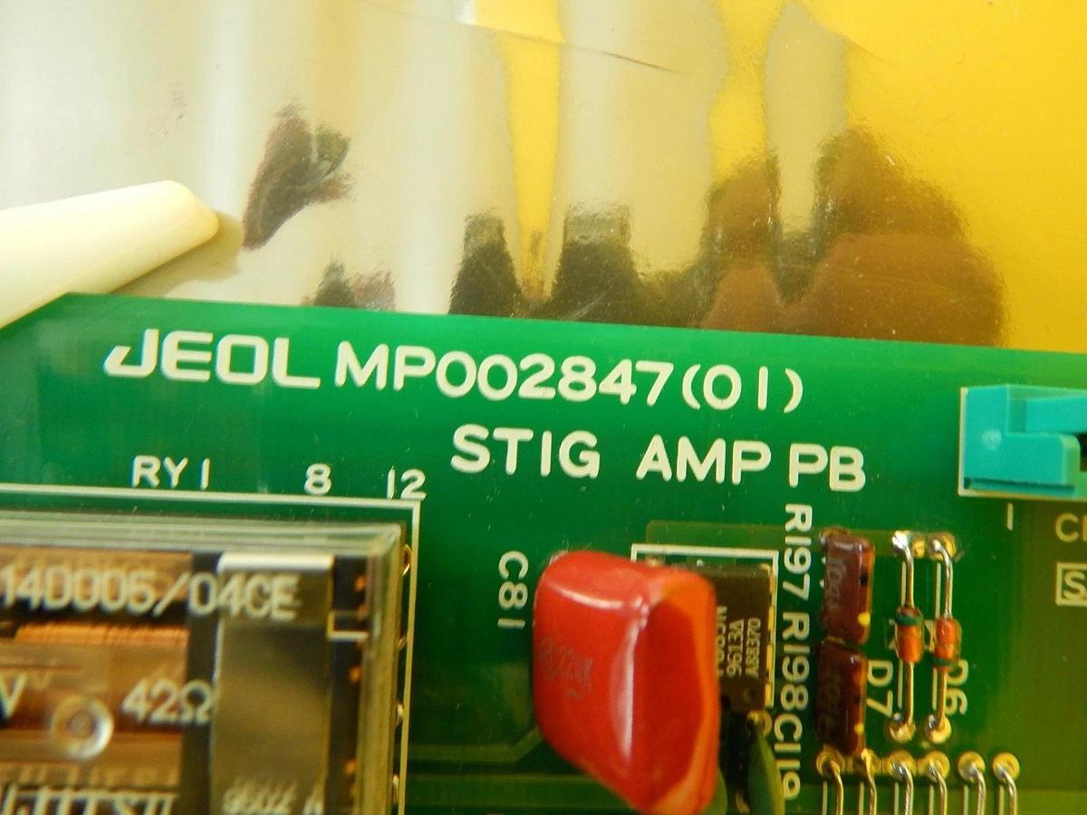 Used JEOL MP002847(01) STIG AMP PB PCB Card KI JEM-2010F TEM Working