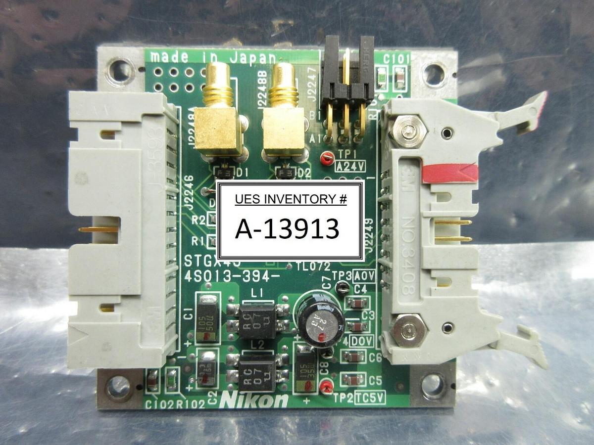 Used Nikon 4S013-394 Interface Board PCB STGX45 NSR System Used Working