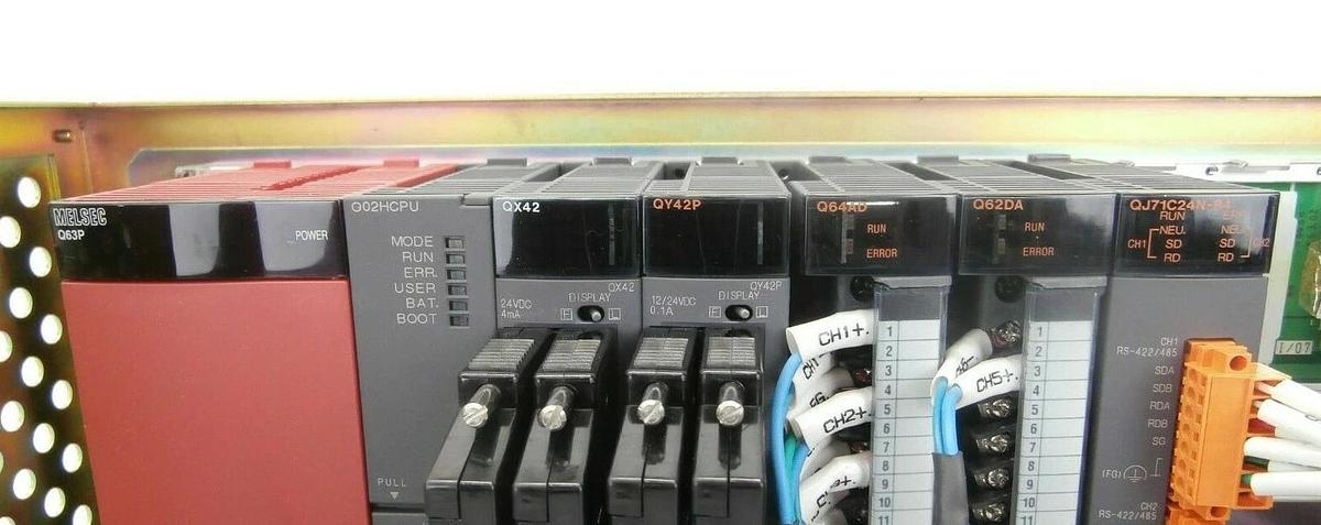 Used DNS Dainippon Screen MFI PLC Control Module Mitsubishi Q63P MELSEC FC-3000 Spare