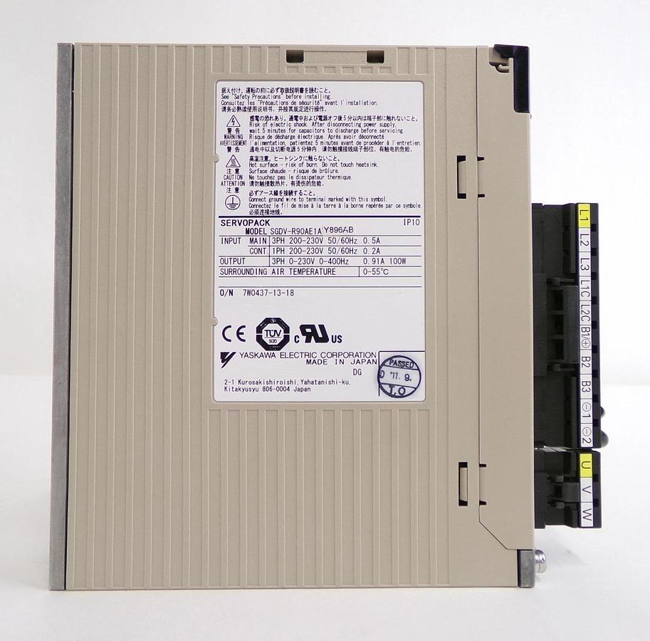 Yaskawa Electric SGDV-R90AE1AY00047 Servo Drive SERVOPACK 0190-61314 New Spare