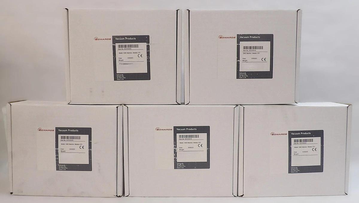 Edwards D37370310 EMS Maintenance Module Lot of 5 New