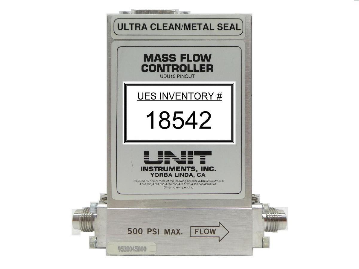 Used UNIT Instruments UFC-8160 Mass Flow Controller MFC 500 SCCM N2 Working Spare