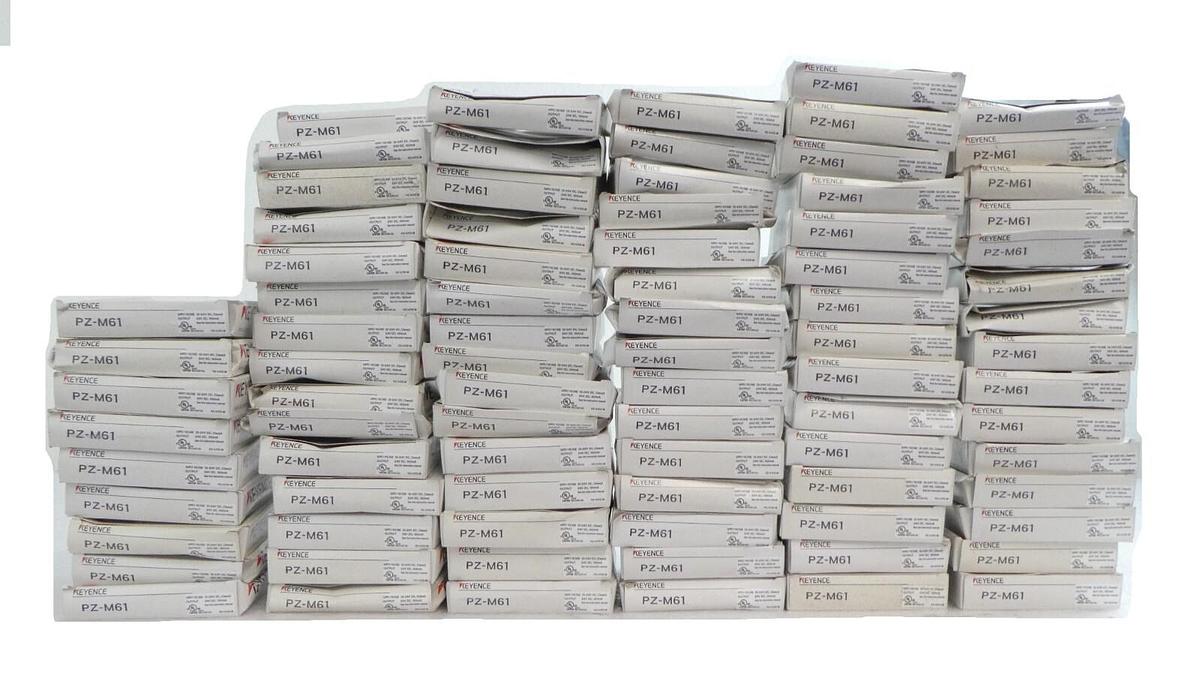 Keyence PZ-M61 Photoelectric Sensor Module Reseller Lot of 84 New Surplus
