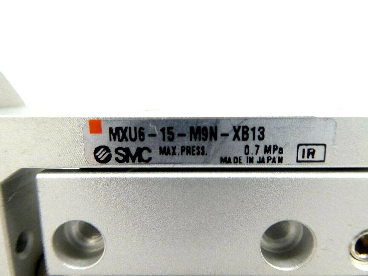 Used SMC MXU6-15-M9N-XB13 Compact Slide Table TEL Lithius Lot of 12 Working Surplus