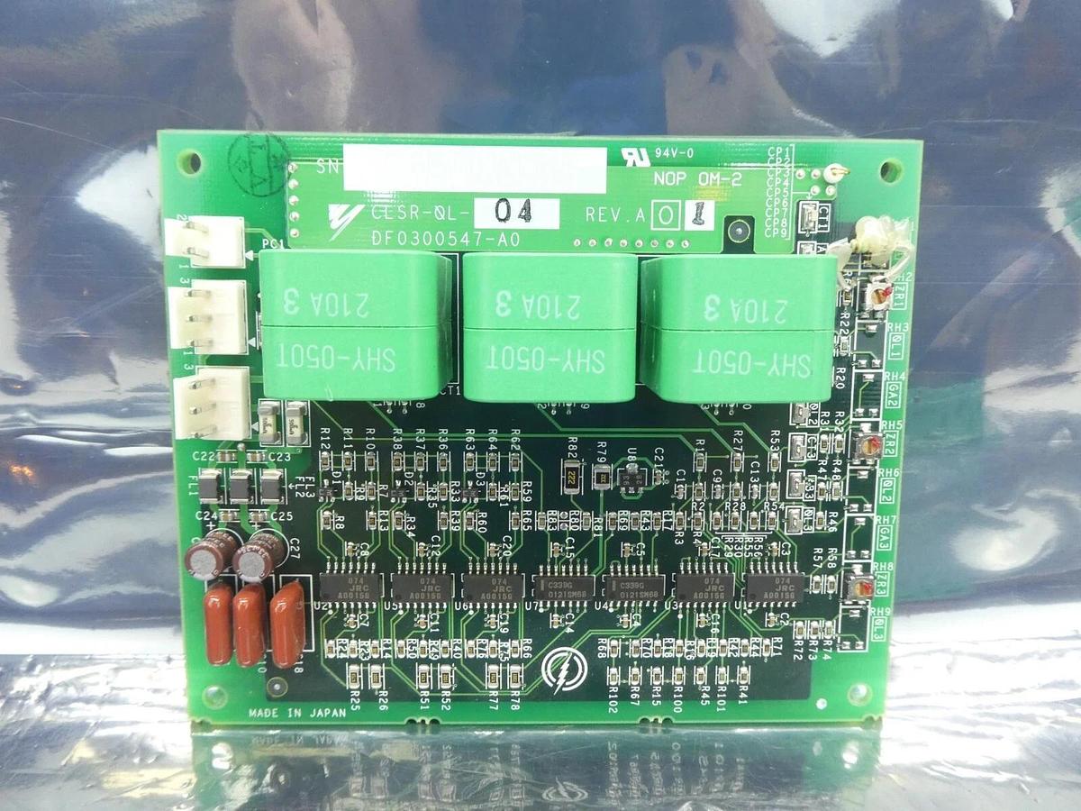 Used Yaskawa CLSR-OL-04 Linear Motor PCB DF0300547-A0 Set of 2 Nikon NSR Working