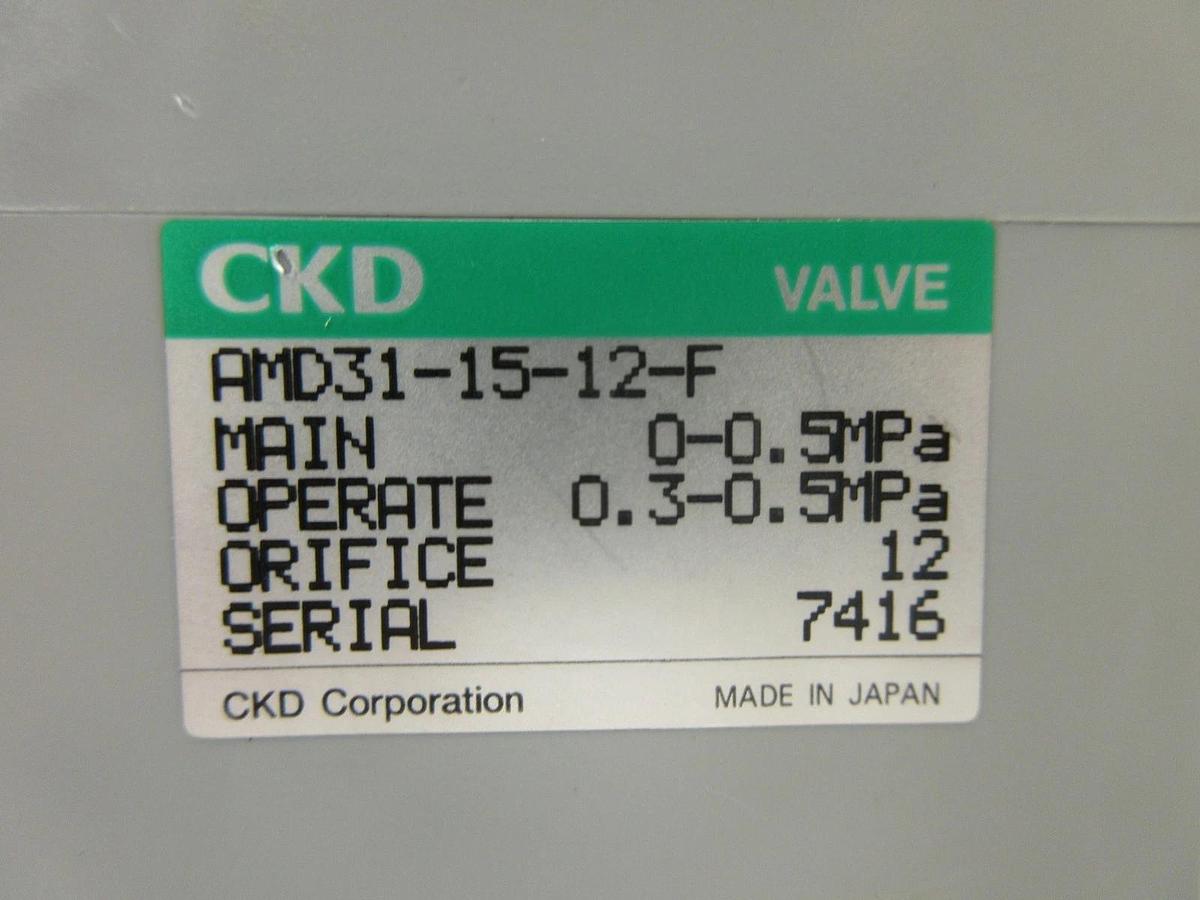 Used CKD AMD31-15-12-F Air Operated Valve Nikon NSR-S202A System Used Working