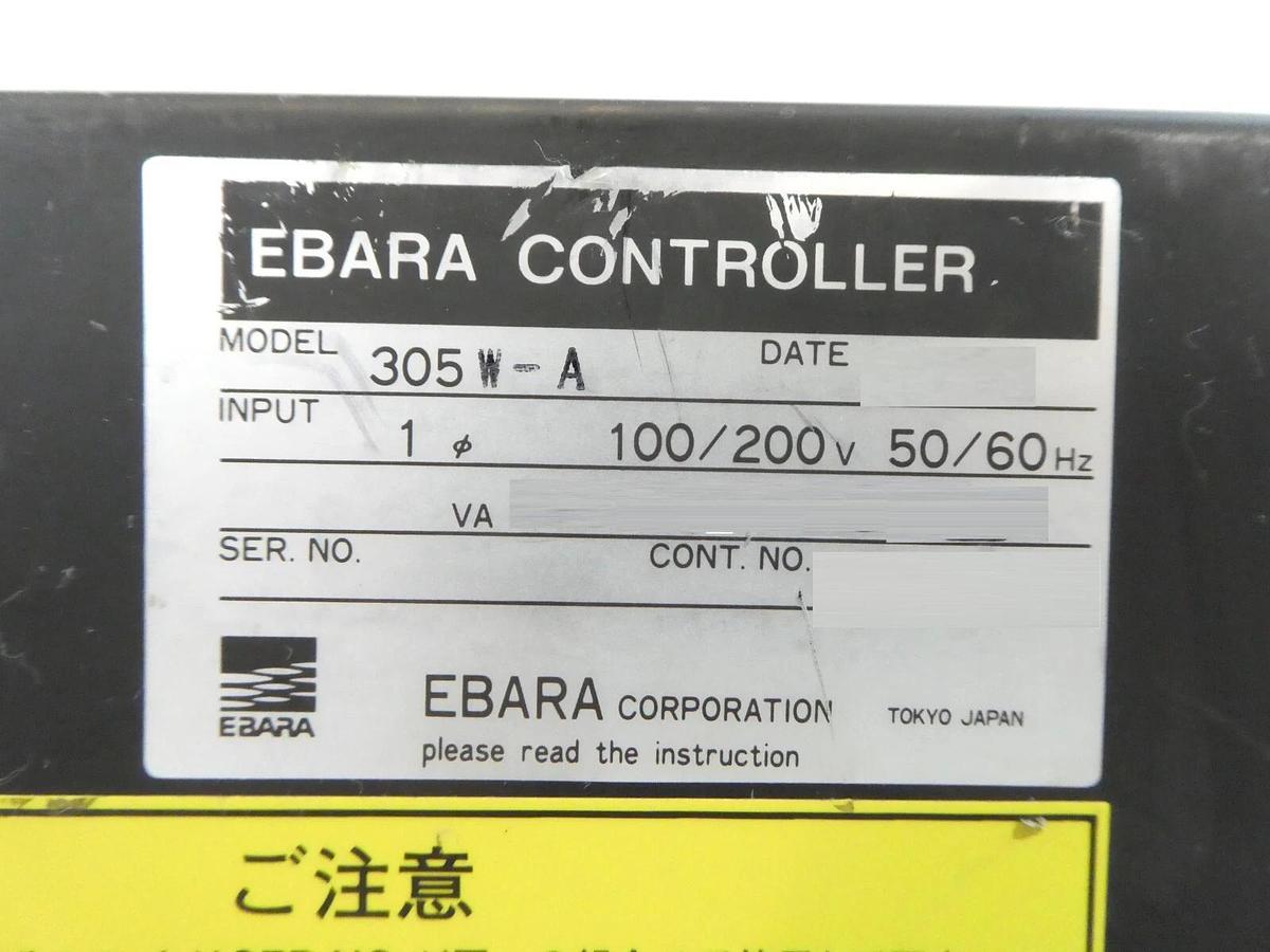 Used Ebara Technologies 305W-A Turbomolecular Pump Controller Tested Working Surplus