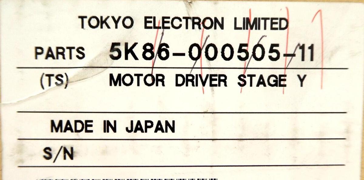 Mitsubishi Electric MR-J4-40B Motor Driver Stage Y TEL 5K86-000505-11 New Spare