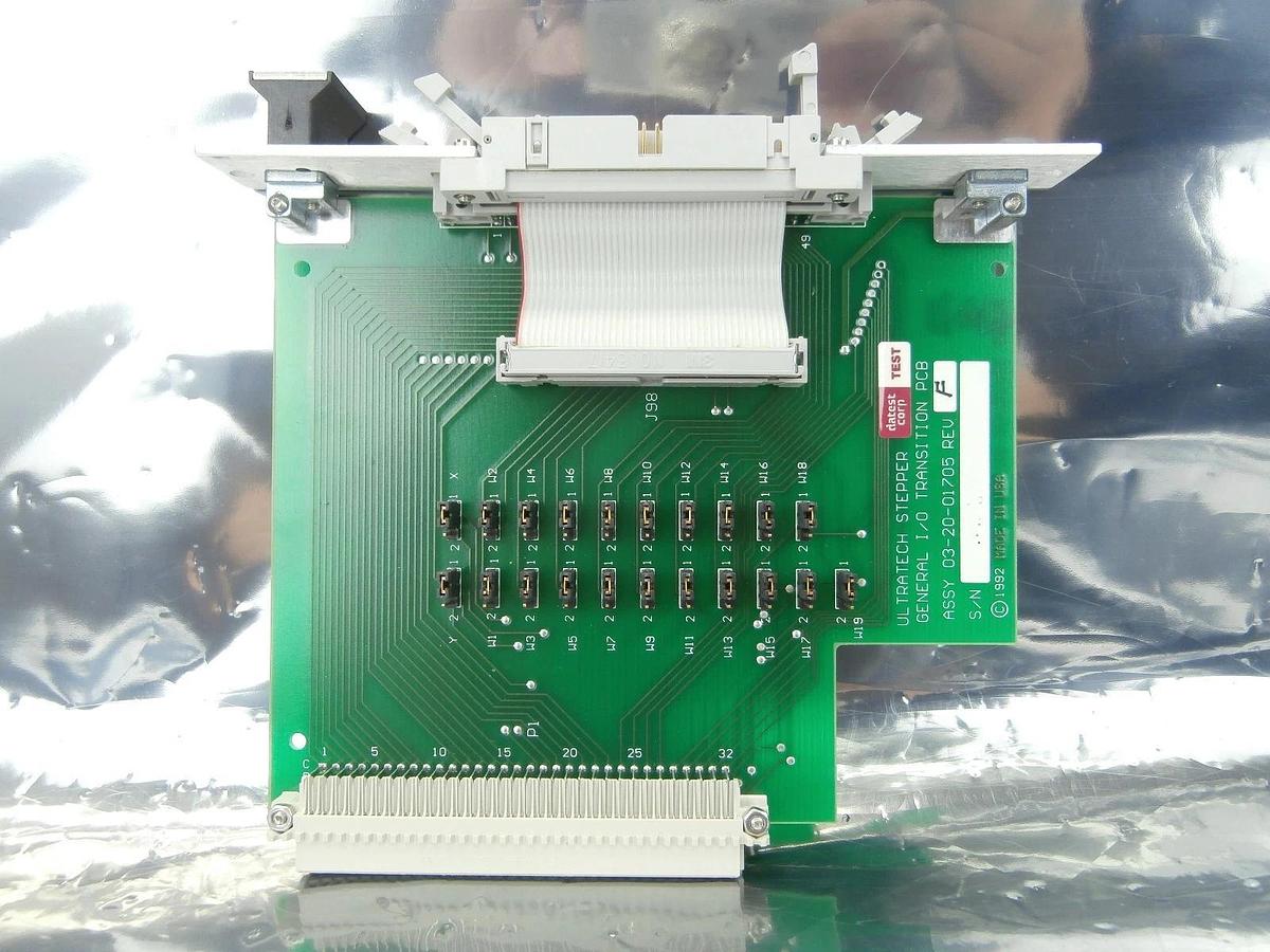 Used Ultratech Stepper 03-20-01705 General Transition PCB Card GEN I/O 1 Titan Used