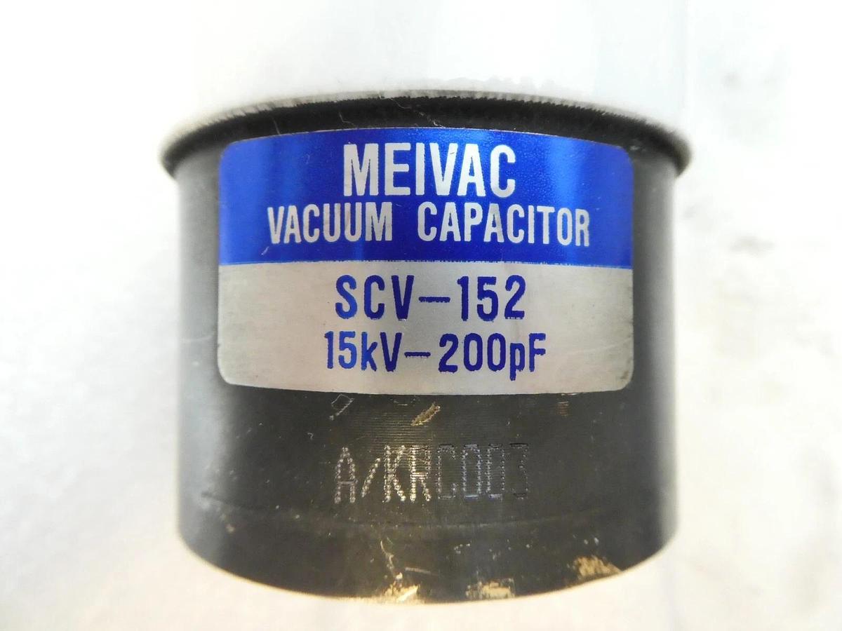 Used Meivac SCV Vacuum Variable Capacitor RF Match SCV-151 SCV-152 Lot of 2 Working