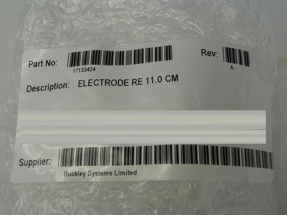 Buckley Systems 17133424 Electrode RE 11.0 CM QD33424 New Surplus