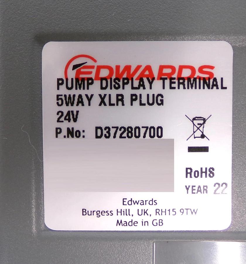 Used Edwards D37280700 Vacuum Pump Display Terminal Controller Gameboy Working