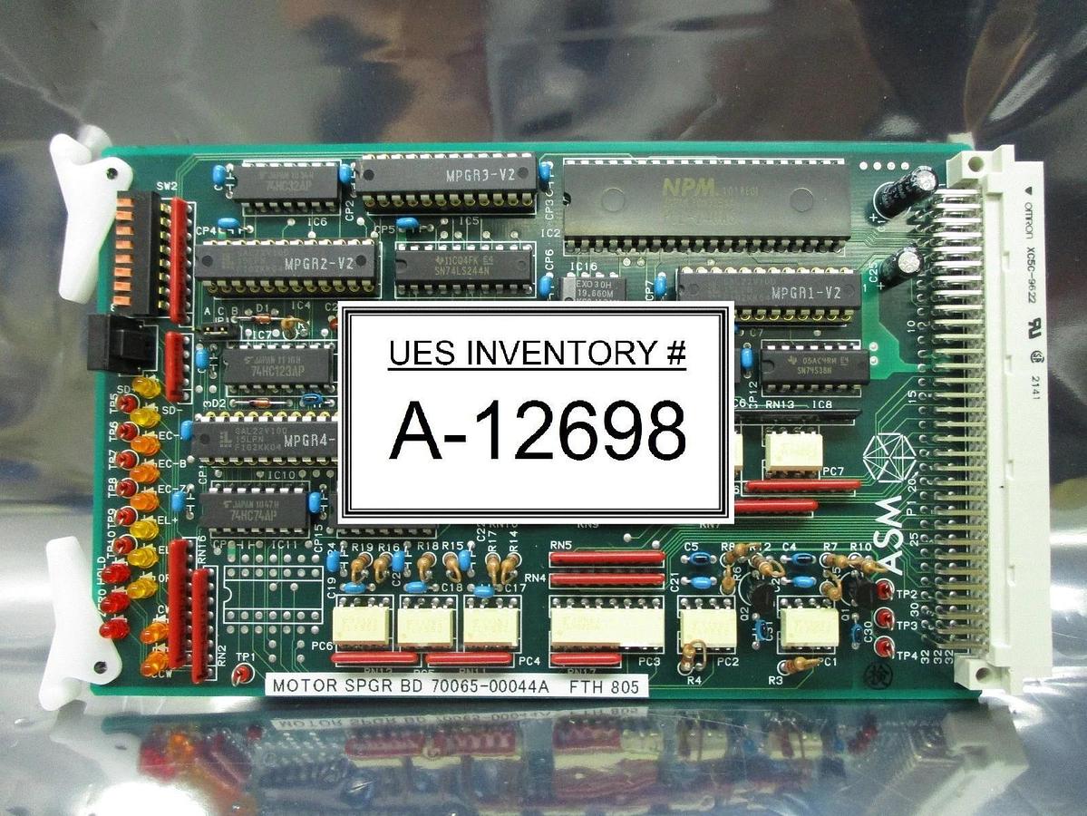 Used ASM Advanced Semiconductor Materials 70065-00044A Motor SPGR PCB Card Used