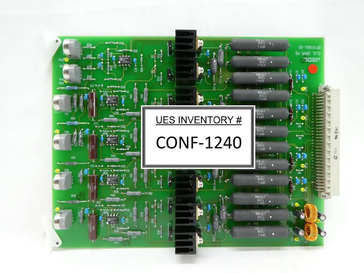 Used JEOL BP101864-00 Driver PCB Card OLAL DRVR PB JWS-7555S SEM Working Spare