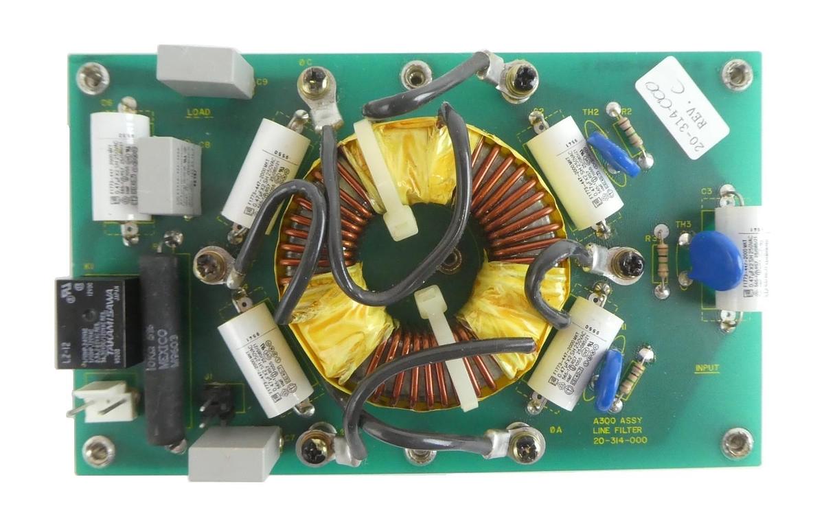 Used ASTeX Applied Science & Technology 20-314-000 A300 Line Filter PCB Working