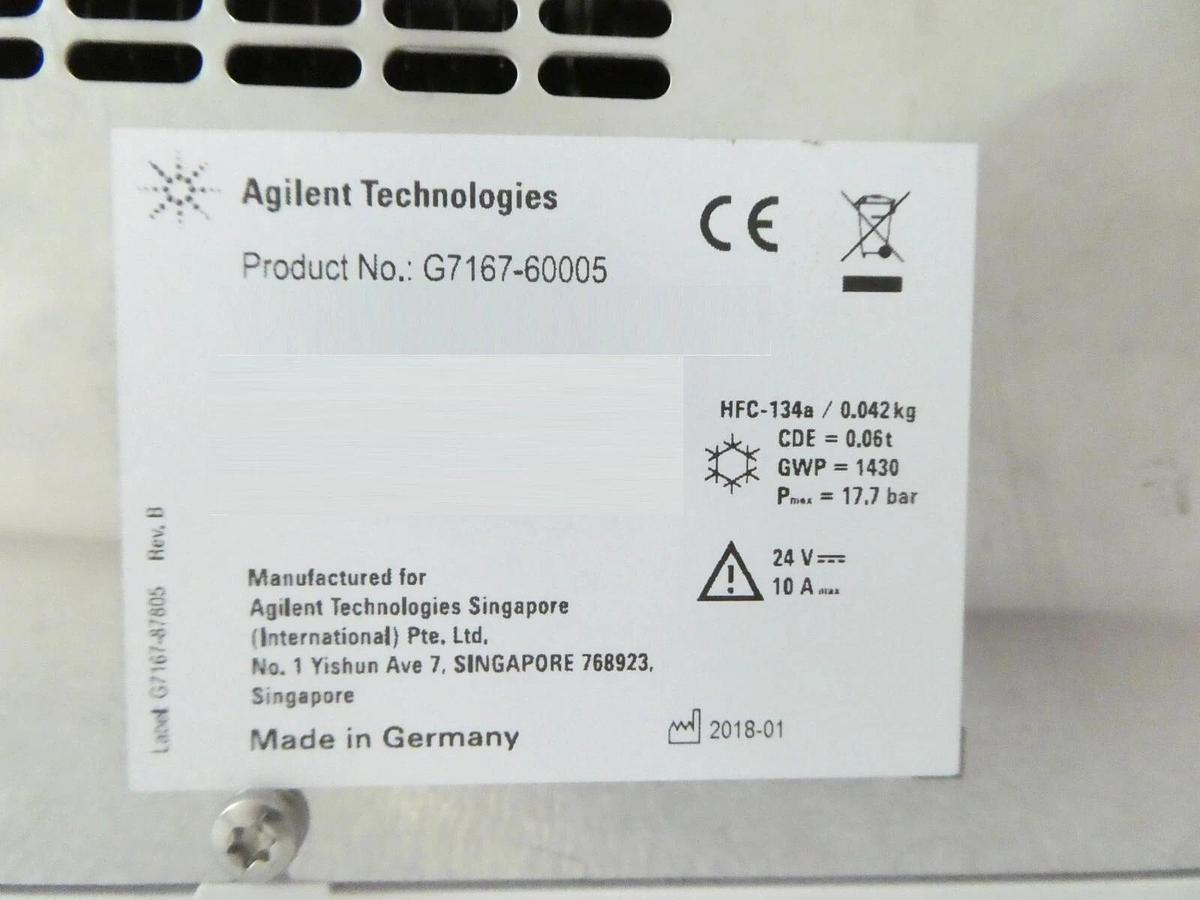 Used Agilent Technologies G7167-60005 HPLC Sample Thermostat Cooler Untested Surplus