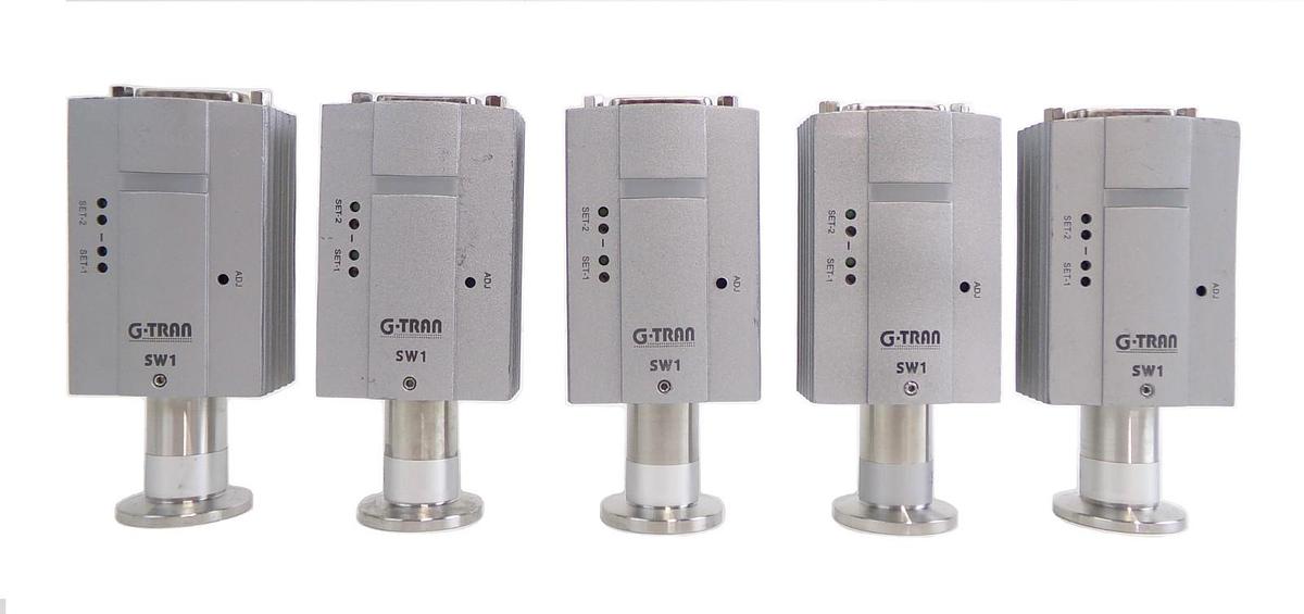 Used Ulvac SW1-1 Pirani Gauge SW1 G-Tran Series Reseller Lot of 5 Working Surplus