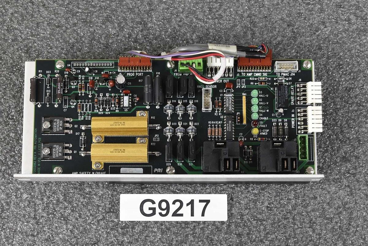 Used PRI 70002862 PCB Servo Amplifier Y-Axis with ACS5013-0-0-0000 Amplifier