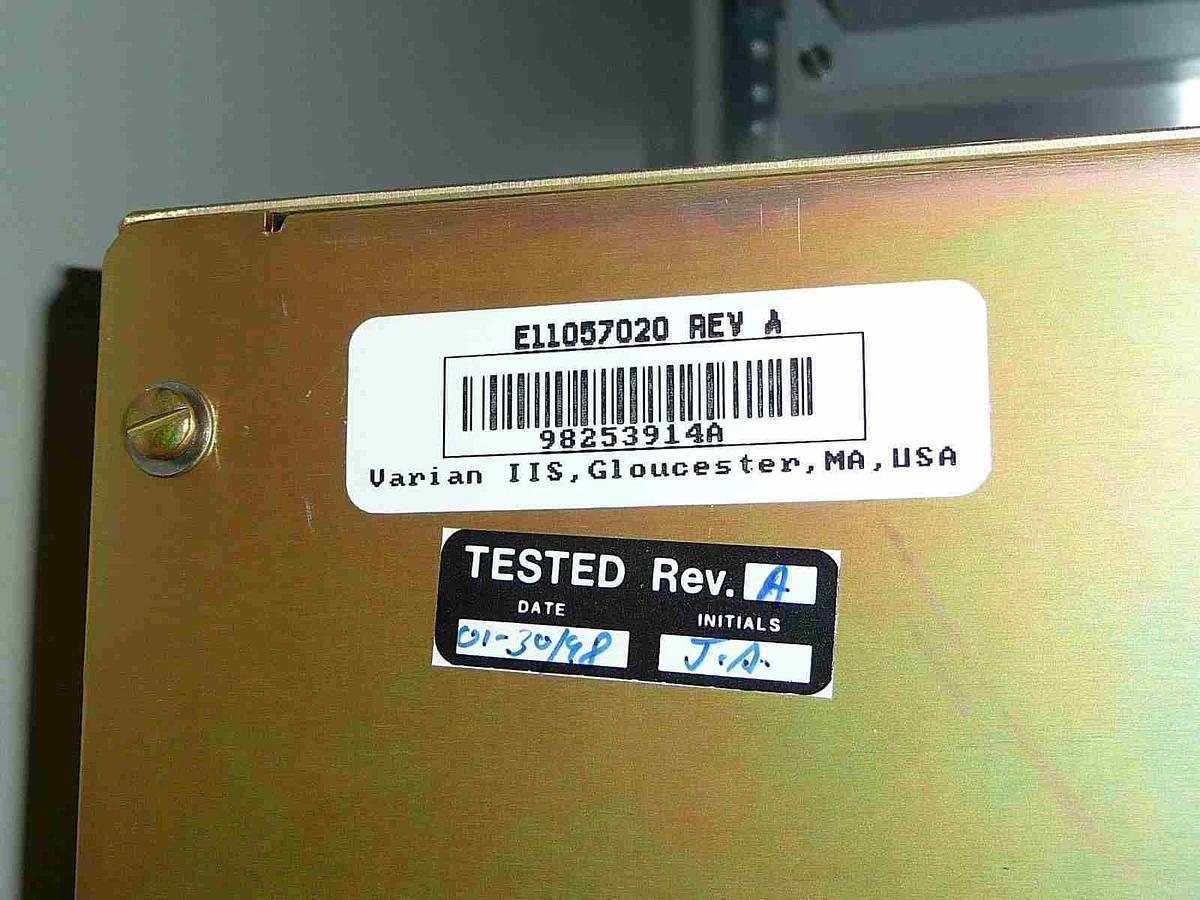 Used Varian Semiconductor VSEA E11057020 ISPM Closed Loop Module E1000 Working Spare