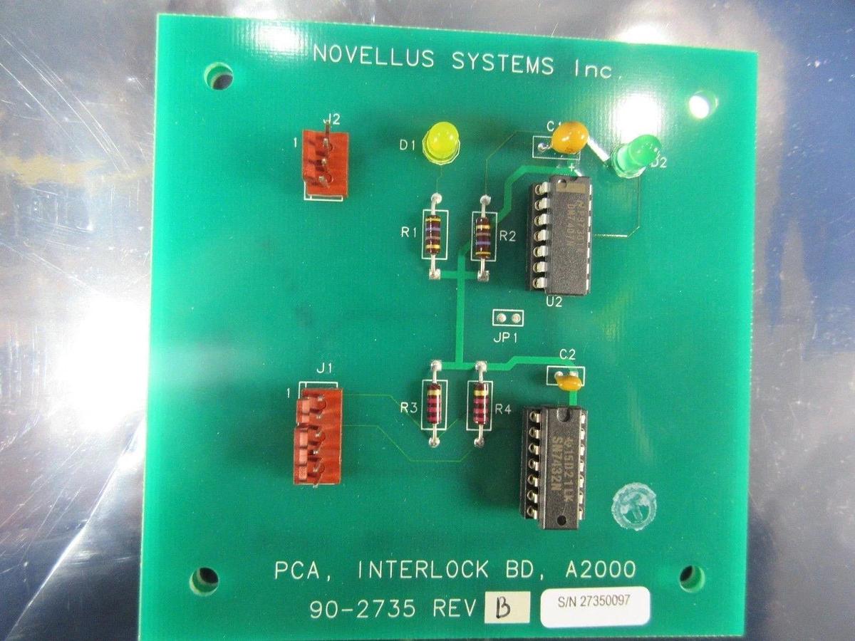 Used Novellus Systems 90-2735 Interlock BD A2000 PCB Rev A & Rev B Lot of 4 Working