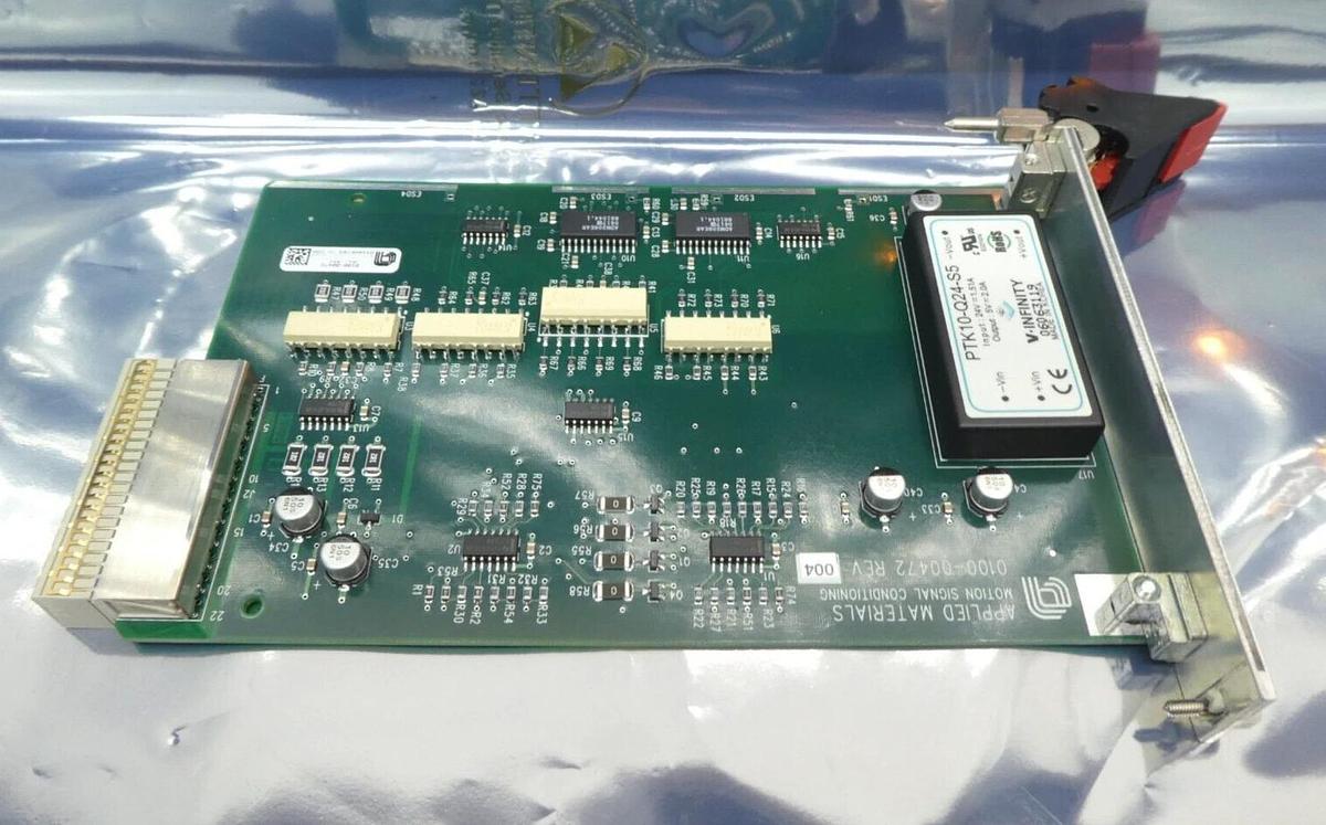 Used AMAT Applied Materials 0100-00472 Motion Signal Conditioning PCB Card Working