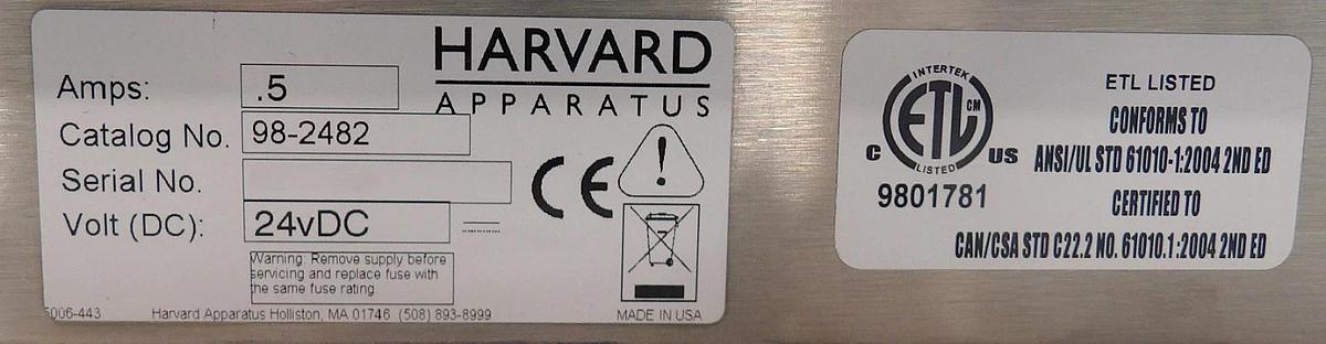 Used Harvard Apparatus 98-2482 Spectrometer Syringe Pump Lot of 2 Working